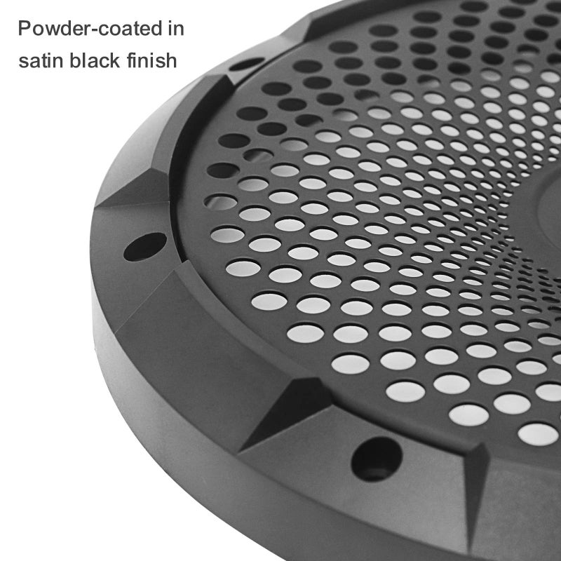 RECOIL 10-Inch High Excursion Black Steel Mesh Subwoofer Grille - Image 5